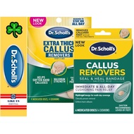 ☘️Dr. Scholl's CALLUS Extra Callus Removers, Extra Thick Pads 4ct |  CALLUS Seal & Heal Bandage Hydr