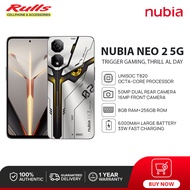 Nubia Neo 2 5G Smartphone | 8GB+256GB | Unisoc T820 | 6.72” FHD+ 120Hz Display | 50MP Dual Camera | 