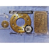 G-ren Chain Sprocket Set for Yamaha Sniper 150