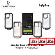 Bitplay Wander Case for iPhone 14 Plus (2022) with Sticker Pack