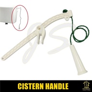Toilet Flush Handle - High Level Cistern Handle. WC Cistern Handle. Flush Handle.