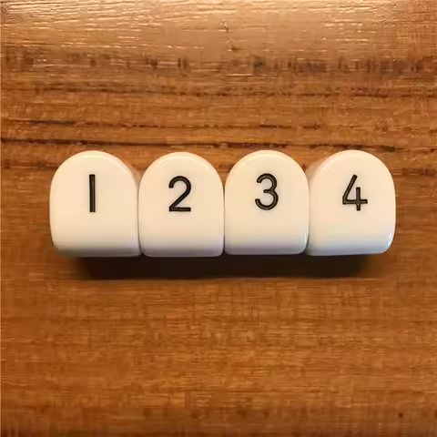 4 Pieces D4 Dice 4 Sided Games Casting Chessman Pieces For Board Games Accessories Desktop Polyhedra