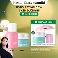 [Candid x Hannah Olala] Candid Retinol 0.5% Skin Improvement and Recovery Combo 30ml & B5 Cica Cream