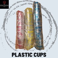 [1000 pcs] 8oz 10oz 12oz Plastic Cup Gulaman Juice Buko Pineapple