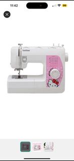 日本 Brother x Sanrio hello kitty 衣車 車縫 sewing machine (can sew jeans and denim)
