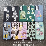 Oppo A76 image Case. Oppo A36 . oppo A96 . Realme 9i girl motif (2 motifs) soft softcase softshell s