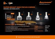 AOZOOM HIGH POWER D SERIES SUPER BRIGHT FOCUS LED WITH CANBUS 100% ORIGINAL.