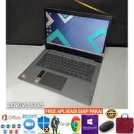 Laptop lenovo ideapad S145 AMD A4 Ram 4gb SSD 128gb backlight - Murah