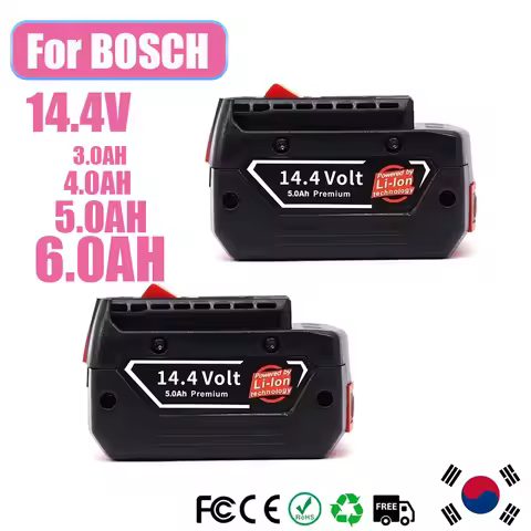 14.4V 4.0Ah for GBH GDR GSR 1080 DDS180 BAT614G Replacement Li-ion Battery Charger Set，Rechargeable 