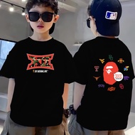 【220G 100%Cotton】 NELLY Cool Kids T Shirt For Boys 3yrs-14yrs Baju Budak Lelaki Fashion Tees QQ76