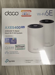 TP-Link Deco XE75 Pro AXE5400 三頻 Wi-Fi 6E 2.5G (2件裝)