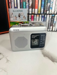 เครื่องเล่นเทปCassette) ใช้งานได้ปกติ Serviceเครื่องให้แล้ว Aiwa TR-A30 ระบบ Mono (เสียบหูฟังได้)