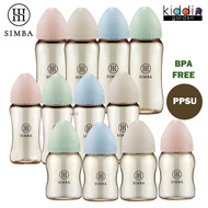 SIMBA Allongé PPSU Wide Neck Anti Flatulence Feeding Bottle /Simba PPSU Bottle Kiddie Garden