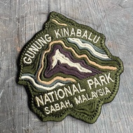 Gunung Kinabalu National Park Topografi patch