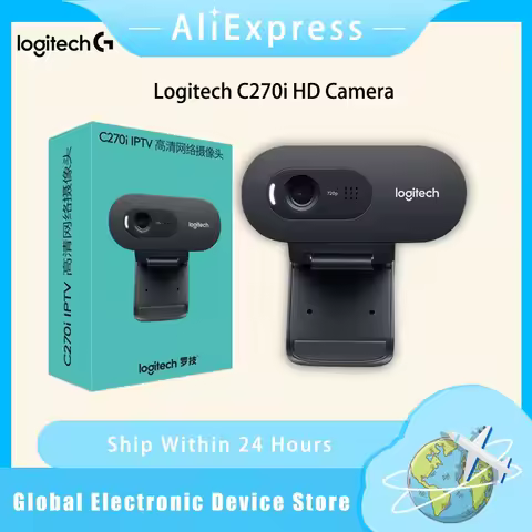 Logitech C270i HD Camera USB Computer Laptop Desktop Camera Video Call Conference Home Online Class 
