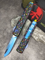 Microtech Exclusive Dessert Warrior UTX-85 D/E Ultratech S/E OTF Donut black