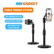 360 Adjustable Portable Mobile Phone Holder FB IG Live Streaming Video Call Stand Pemegang Telefon 手