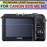 LAYAR CANON EOS M1 M2 Tempered Glass Screen Protector Anti-Scratch LCD CameraScreen Protector M 1 M 