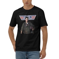 Top Gun Movie Film Logo Popular Printing O-Neck Short Sleeve T-Shirt