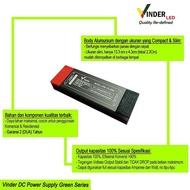 Vinder Switching Power Supply PSU Travo 12V 12VDC adapter 5A 5 Ampere Slim Indoor Green Series