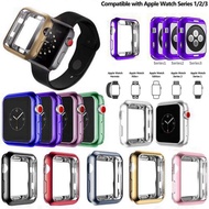 Apple IWatch Series 3/2/1 Plated TPU Bumper IWatch Protector Case Cover 38/42mm