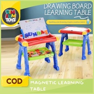 Children's Toys Magnetic Learning Table Complete With Educational Magnetic Letters Study Table