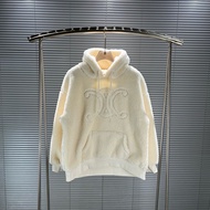 Celine Hoodie 賽琳羊羔毛連帽衛衣外套男女同款