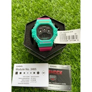 100% ORIGINAL CASIO G-SHOCK DW-5900DN-3 aka TAPAK KUCING PINK WITH GREEN