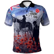 Summer Shirts Women For Men Anzac Day Remembrance Day 3D Printed Polo Shirt Short Sleeve T Shirts To