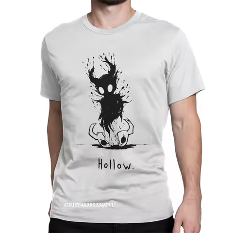 Men Hollow Void Game Hollow Knight Tshirt Cotton Clothes Vintage Harajuku Crew Neck Tees Original T-
