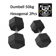 Dumbell 50kg Hexagonal 2Pcs
