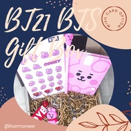 BT21 BTS Gift Box Set Hand Calligraphy Name and Wish Card Surprise Delivery | Cooky Mang Koya Tata Chimmy RJ Merchandise