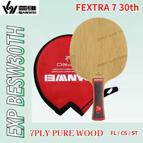 SANWEI FEXTRA 7 30th Table Tennis Blade FEXTRA Ⅶ Anniversary Edition Table Tennis Racket Professiona