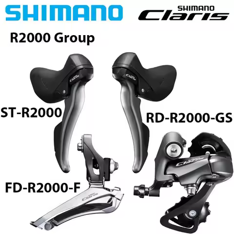 SHIMANO CLARIS R2000 2x8 Speed Road Bike Groupset 8S RD-R2000 SS GS ST-R2000 Brake Shifter Lever Ori