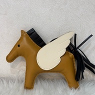 HERMES RODEO PEGASE MM BIRKIN KELLY 咖啡色白色黑色 小馬 馬 飛馬 吊飾 掛飾