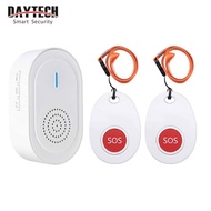 Daytech Emergency Alarm Bell Wireless Caregiver Pager Alarm for Elderly/Patient/Disabled