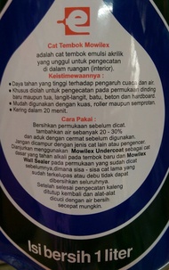 CAT TEMBOK MOWILEX 1 KG MERAH GERANIUM / MOWILEX EMULSION 1 LITER