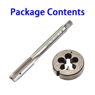 1 set 8V1-32 right-hand V-tire valve mouth thread Straight groove tap & die