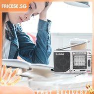 [fricese.sg] KK-9803 Full 10 Band Radio FM/MW/SW1-8 Portable Radio AM FM Radio for Elder