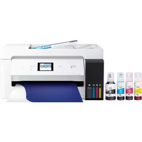 Wireless Color All-in-One Supertank Printer with Scanner Copier Fax 13x19 Inch EcoTank