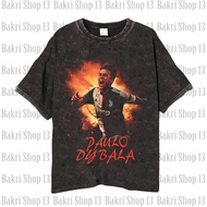 Paulo Dybala Vintage Wash Paulo Dybala Striker Argentina Unisex T-shirt/Football T-shirt