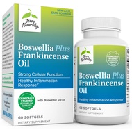 Terry Naturally Boswellia Plus Frankincense Oil - 60 Softgels - Healthy Inflammation Response - Non-GMO, Gluten Free - 60 Servings