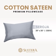Sultera MELUR - Pillow Case Sarung Bantal Sultera Premium Cotton Sateen Series Ready Stock 