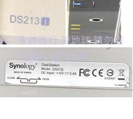 二手群暉Synology DS213J 2-Bays 入門級NAS 個人雲端伺服器(上電有反應但功能未測當銷帳零件品