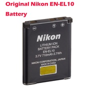 Original NIKON EN-EL10 RECHARGEABLE LITHIUM-ION BATTERY NIKON COOLPIX CAMERA BATTERY S3000 S200 S210