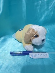 （C126）2號 小隻 約14公分 黃衣 帽t 穿衣 anypet 小狗 new  sun shine 狗狗 永遠的朋友 質感 柔軟 趴姿 趴趴狗 forever  friend 狗娃娃 沙包 有顆粒