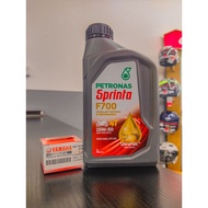 PETRONAS SPRINTA F700 + YAMAHA ORIGINAL OIL FILTER