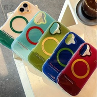 Playful Dopamine Color Matching Magnetic Shock-Resistant Suitable For iPhone 16 15 14 13 Pro Max i15