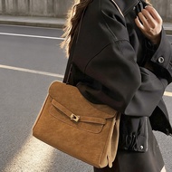 Commuter Retro Merad Brown Bag Female 0 Large Capacity One-Shoulder Messenger Bag Tote Bag nb01.30