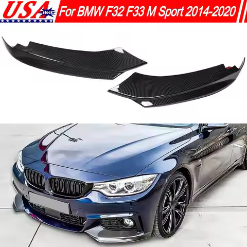 For BMW F32 Front Bumper Surround F33 F36 LCI 4 Series 420i 430i 440i M Sport 2014-2020 Carbon Look 